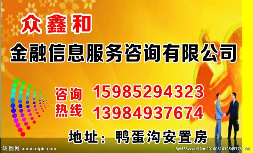 金融名片图片